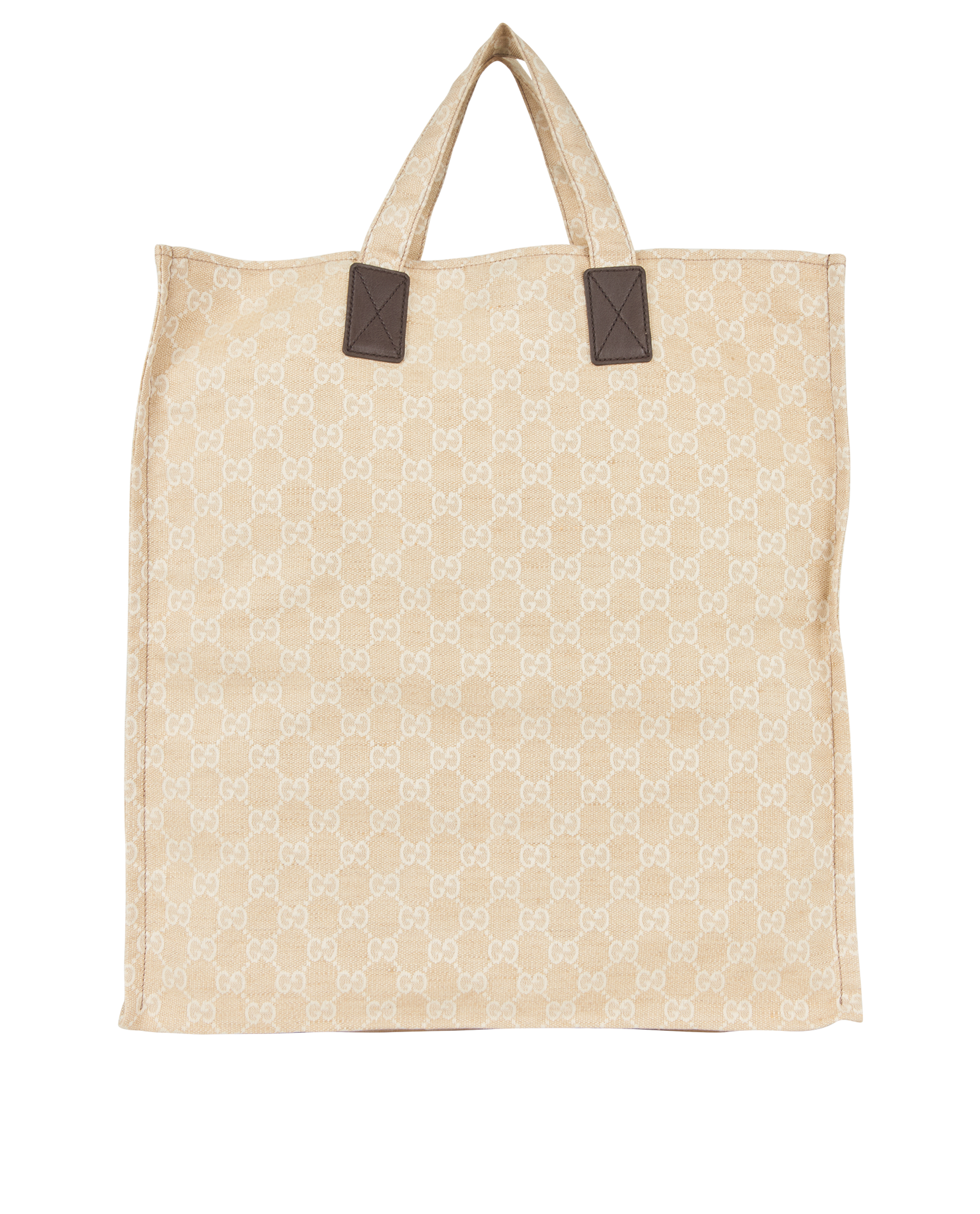 GG Museo Tote, &pound;220, Handbags, Beige, Canvas, Back view